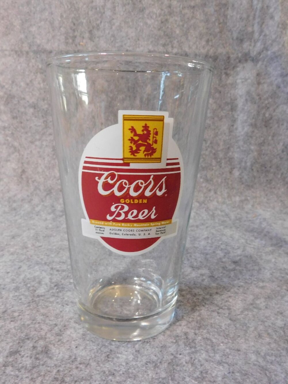 Coors Beer Glass
